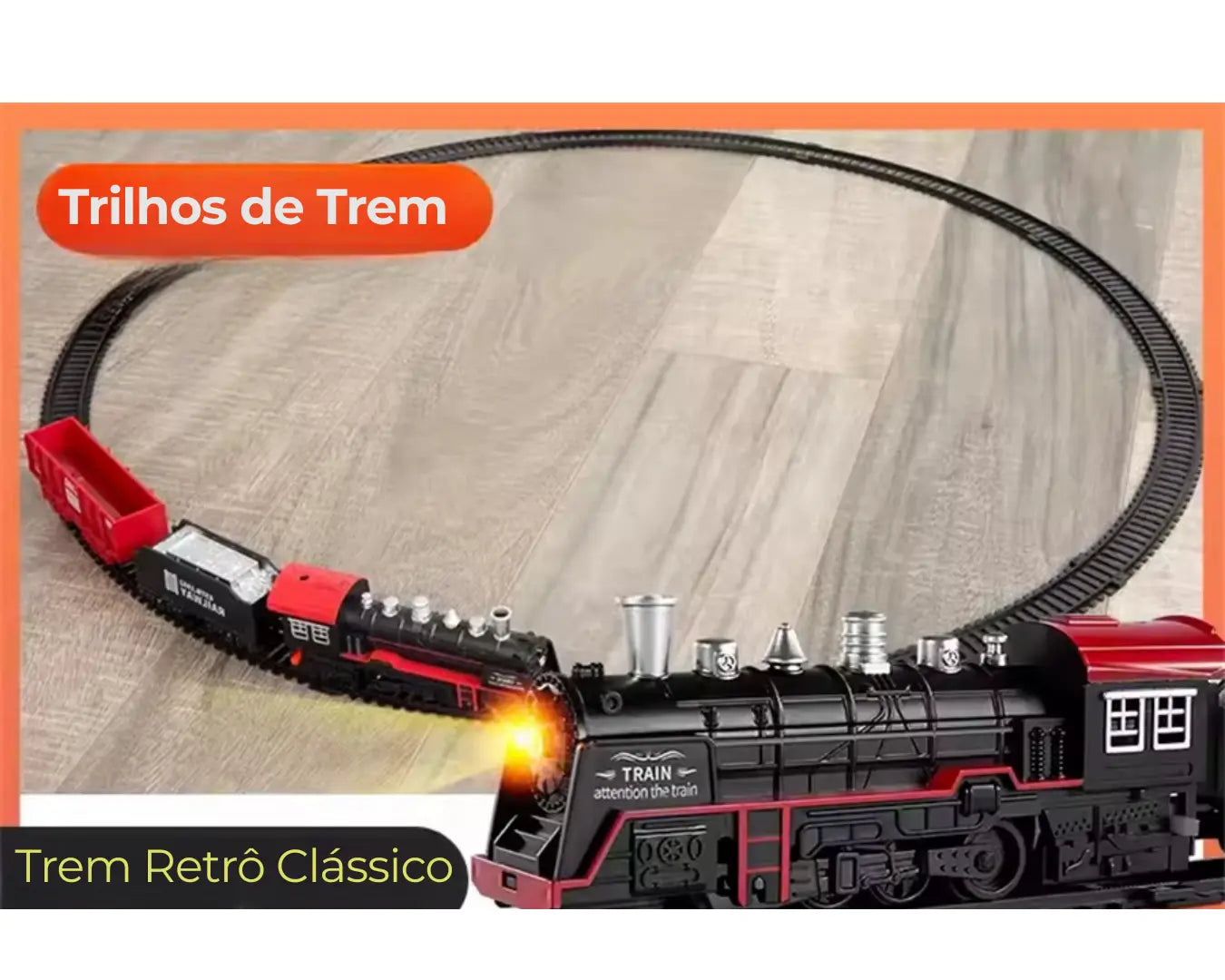 Trem de Brinquedo Ferroviário Tipo Ferrorama