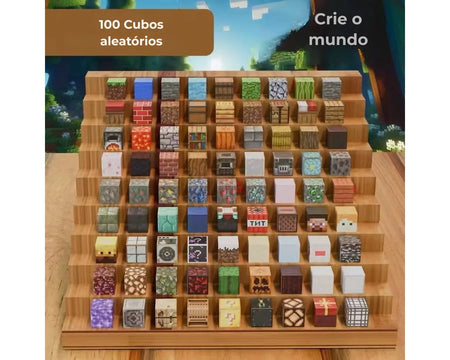 Brinquedo Tipo Lego Minecraft Construção City 100 Peças