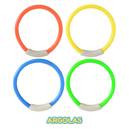 Brinquedo Infantil Educativo de Verão Banho de Piscina - 4 Peças