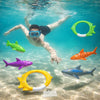 Brinquedo Infantil Educativo de Verão Banho de Piscina - Peixe (4 Peças)