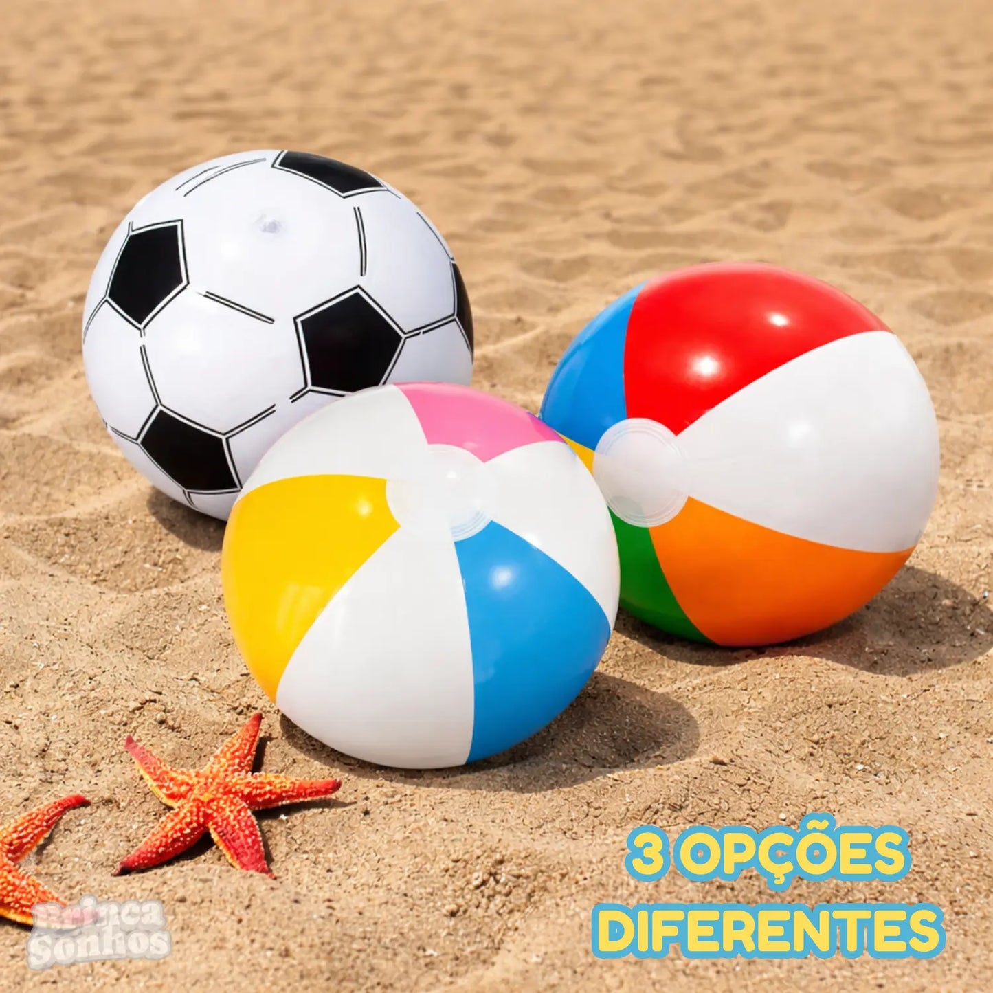 Brinquedo de Praia Bola Inflável