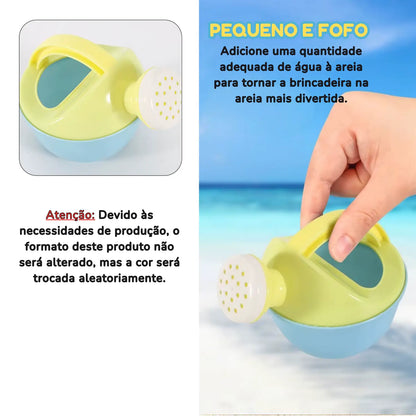 Brinquedo de Praia Conjunto Balde Dobrável Verão
