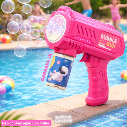 Brinquedo de Praia Pistola Automática de Bolhas