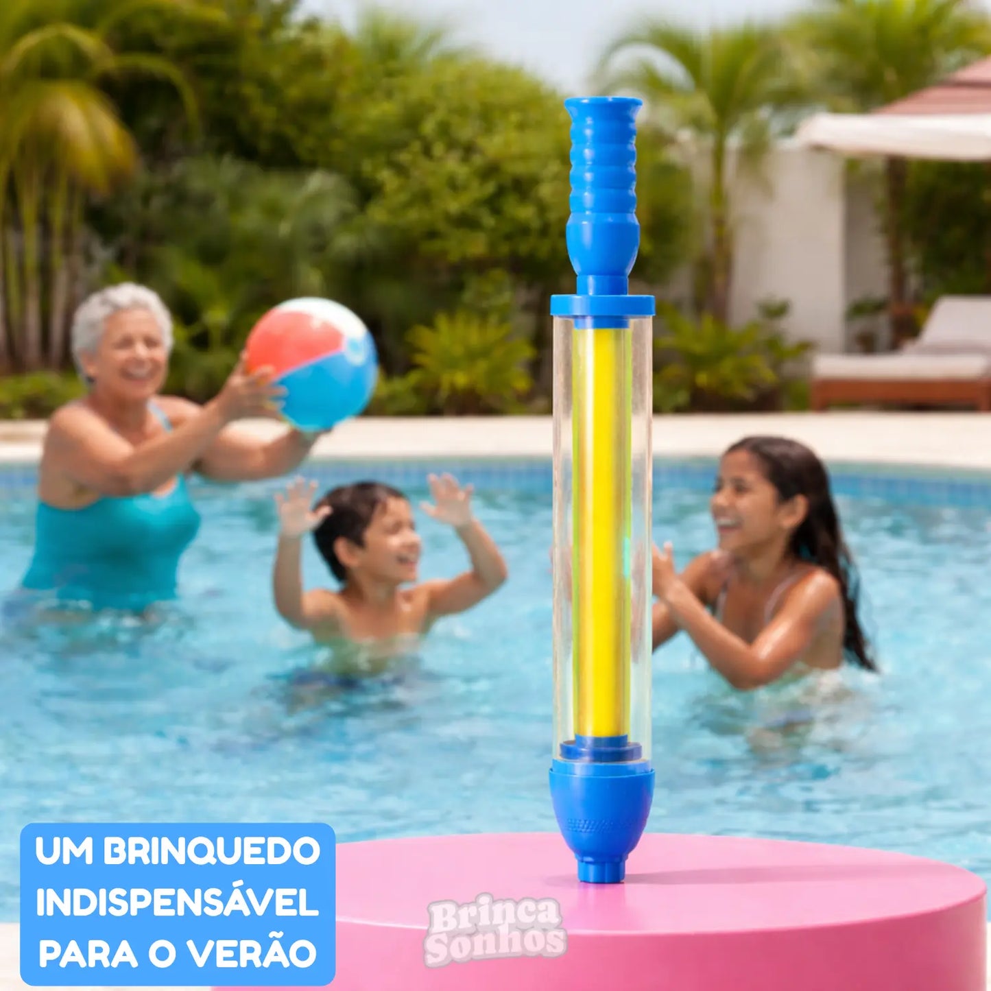 Brinquedo de Praia Pistola Fogos de Artifício de Água