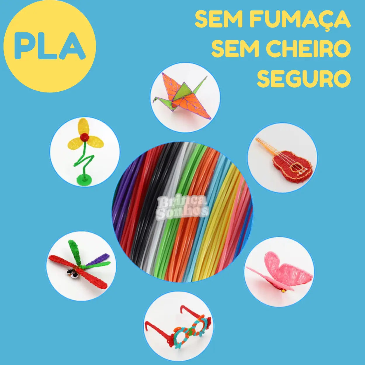 Caneta 3D Infantil para Desenho