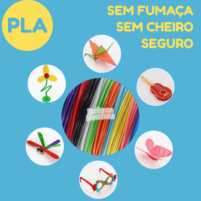 Caneta 3D Infantil para Desenho