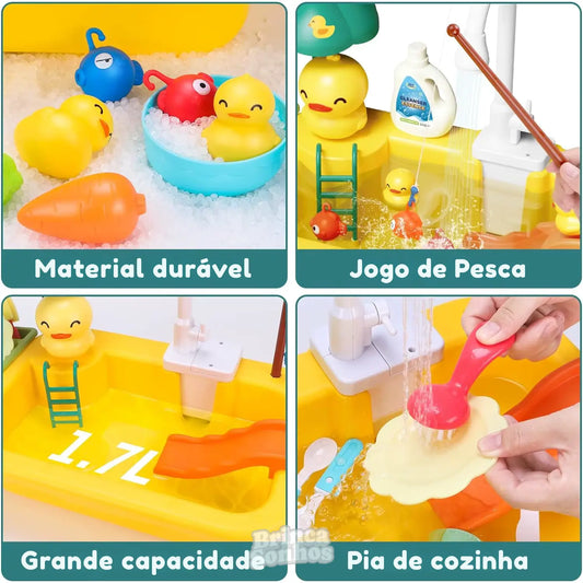 Kit Pia de Cozinha Brinquedos de Verão