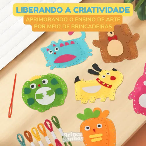 Kit de Costura Infantil Educativo