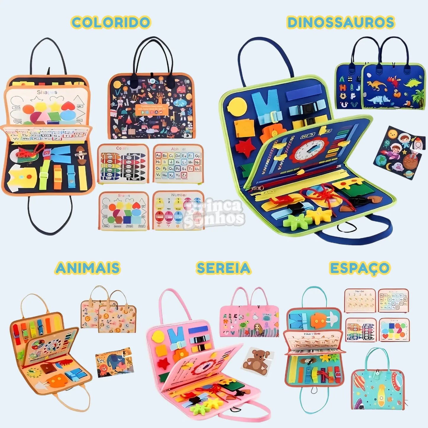 Maleta Educativa de Viagem Montessori