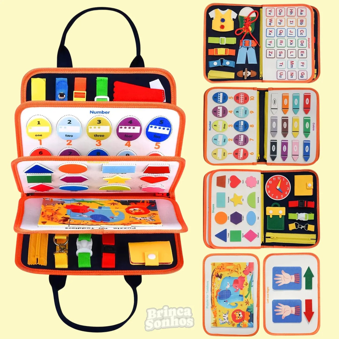 Maleta Educativa de Viagem Montessori