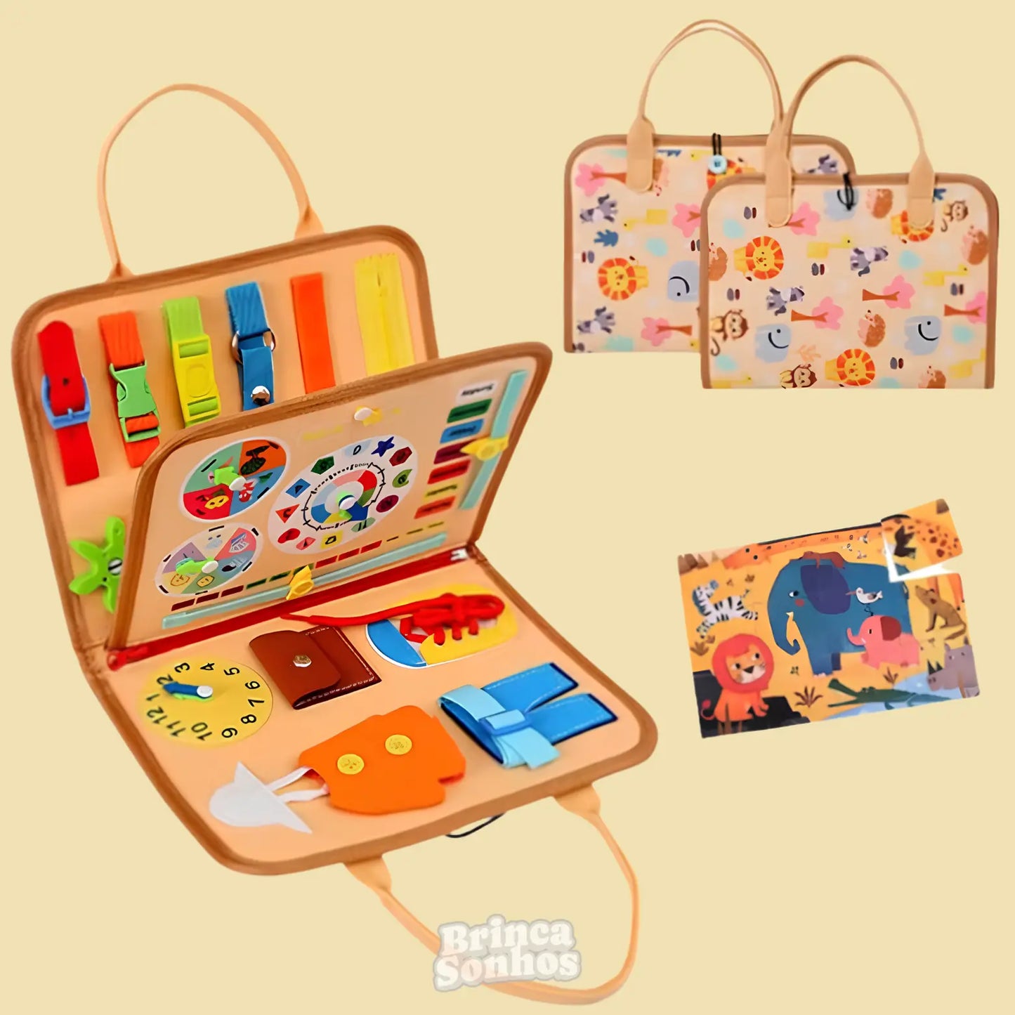 Maleta Educativa de Viagem Montessori