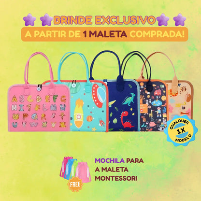 Maleta Educativa de Viagem Montessori