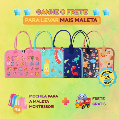 Maleta Educativa de Viagem Montessori