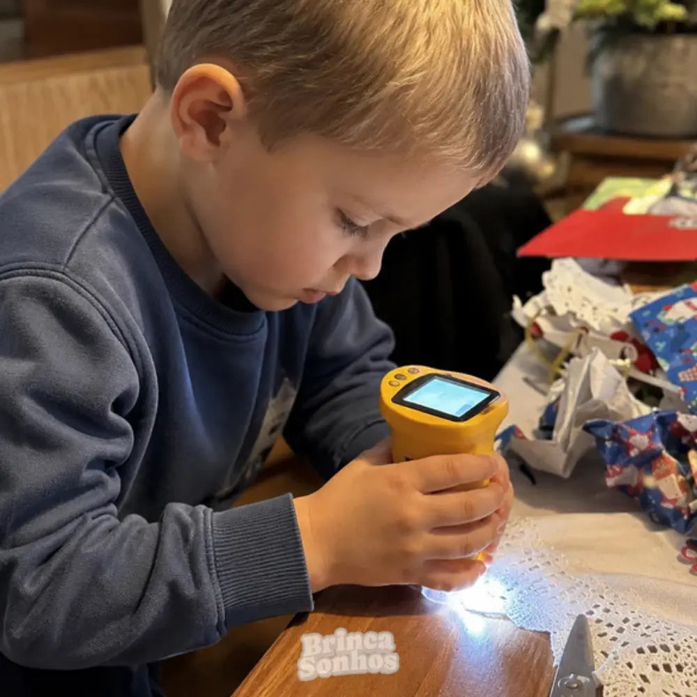 Microscópio Portátil para Crianças