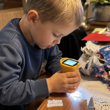 Microscópio Portátil para Crianças