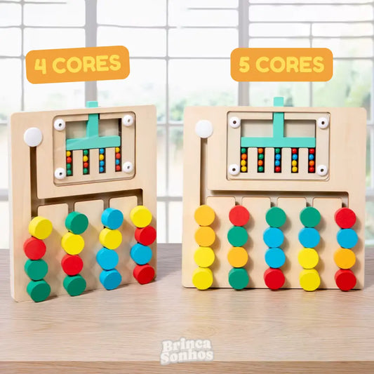 Quebra-Cabeça Combinação de Cores Montessori